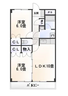 静岡県駿東郡長泉町下土狩【マンション】の間取り