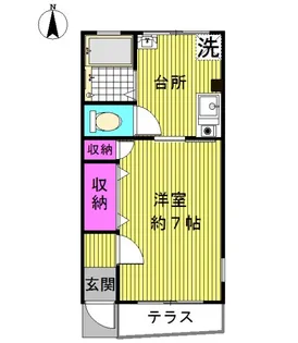 東京都荒川区西日暮里4【マンション】の間取り