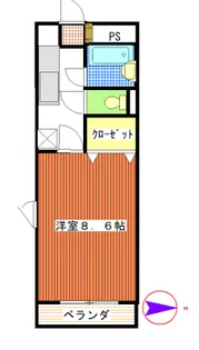 メイプルステージ森合【2階】の間取り