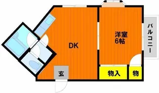 グリンベルII【3階】の間取り