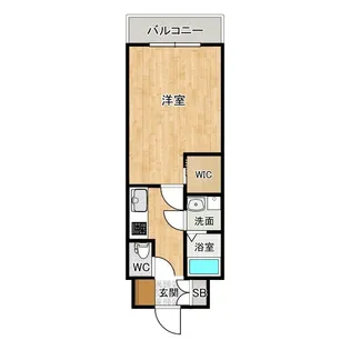 福岡県福岡市博多区比恵町【マンション】の間取り