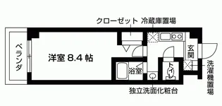 ベルフローラ白鳥【2階】の間取り