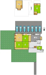 愛知県知多郡美浜町大字河和字南屋敷【一戸建】の間取り