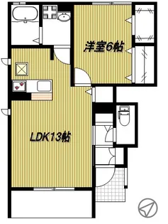 Clavis【1階】の間取り