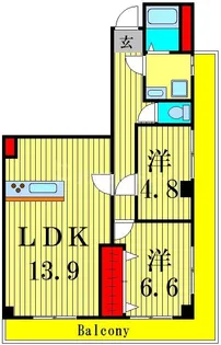 プレステージパレス【3階】の間取り