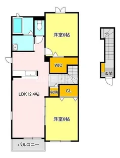 ネオ・ポラリスA【2階】の間取り