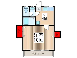 サンハイツ遠藤【2階】の間取り
