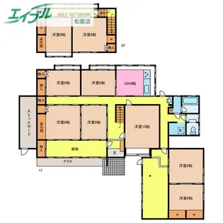 三重県松阪市大口町【一戸建】の間取り