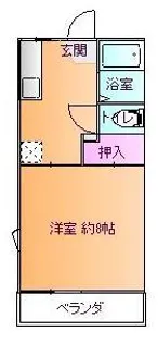 フォーブルグリーン【2階】の間取り