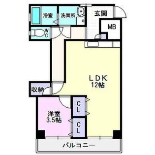 愛知県名古屋市北区中切町2【マンション】の間取り