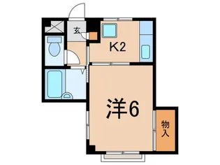 金子ハイム【3階】の間取り