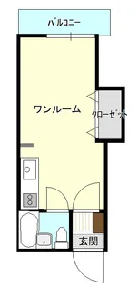 ハイツ樋の口【4階】の間取り