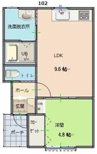 KURASUMU GINZA B棟【2階】の間取り