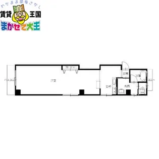パティオ出島【3階】の間取り