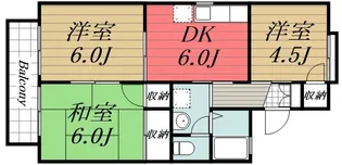 千葉県千葉市稲毛区山王町【アパート】の間取り