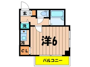 ベルテ祐天寺【3階】の間取り