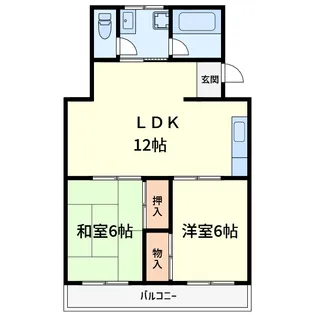 YUUハイツ【3階】の間取り