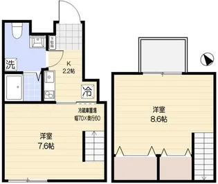 アーバンパーク不動前【4階】の間取り