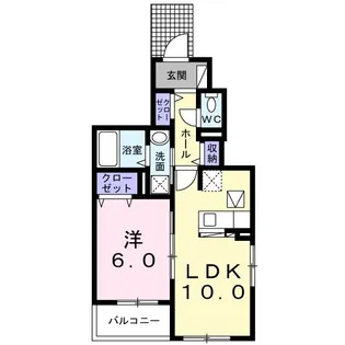 バーミィ ブリーズ【1階】の間取り