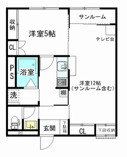 エスペランサ【1階】の間取り