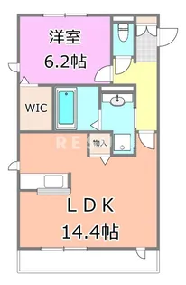 千葉県千葉市中央区都町5【アパート】の間取り