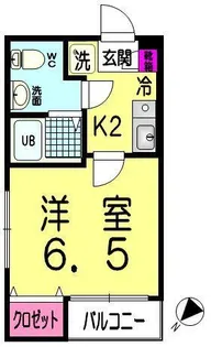 ピアコートTM中村橋【2階】の間取り