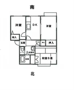 アークフィールズみなみ C【1階】の間取り