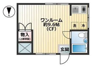 川辺ハイム【1階】の間取り