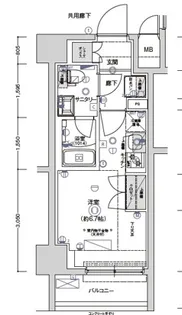 CREST TAPP川崎I【5階】の間取り