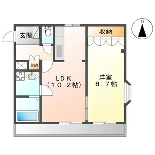 コンフォール前田II【2階】の間取り