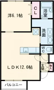 ADレジェンド【1階】の間取り