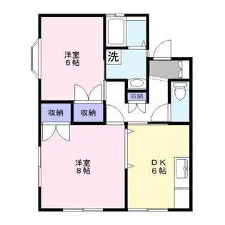 リラ【1階】の間取り