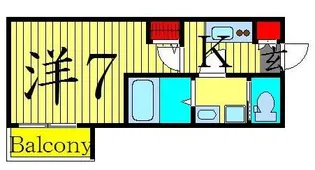 アレーズ六町【3階】の間取り