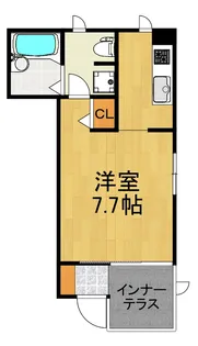 神奈川県川崎市中原区上平間【アパート】の間取り