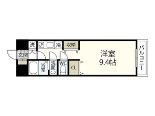 グラビスコート西原駅前【6階】の間取り