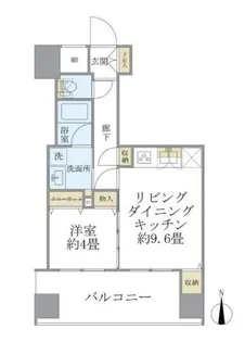 エミリブ東長崎【5階】の間取り
