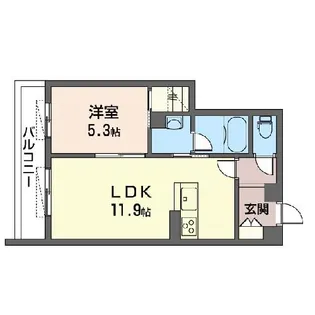 シャーメゾン湘南茅ヶ崎【2階】の間取り