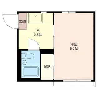 リコーハイツ【2階】の間取り