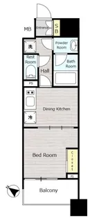 ブランシエスタ雑司が谷【12階】の間取り
