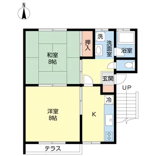 ロックときわ【1階】の間取り