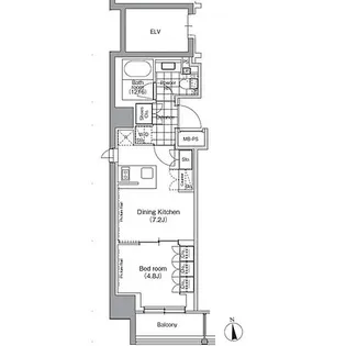 パークハビオ門前仲町【3階】の間取り
