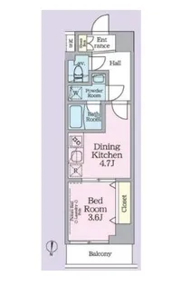 ARKMARK池袋本町【3階】の間取り