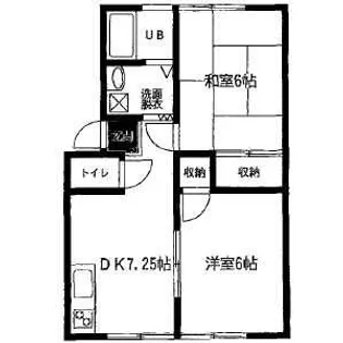 グランドハイツオガワ【2階】の間取り