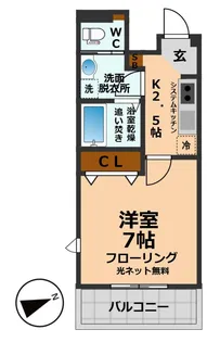 東京都杉並区下高井戸2【マンション】の間取り
