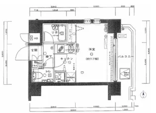 1Rの間取り画像