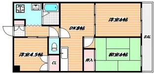 千葉県市川市日之出【マンション】の間取り