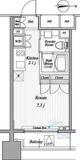 東京都墨田区緑4【マンション】の間取り