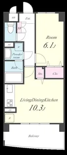 埼玉県蕨市錦町2【マンション】の間取り