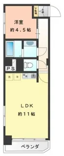大蔵シャルム【5階】の間取り
