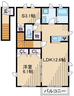 ivy right【2階】の間取り